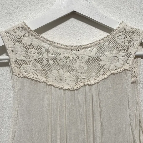 Free People Light Heart Dress with Embroidered Waistline S - Image 13