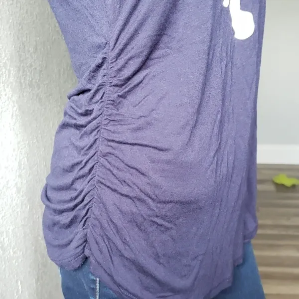 Graphic Maternity tee arriving soon size small Blue - Image 3