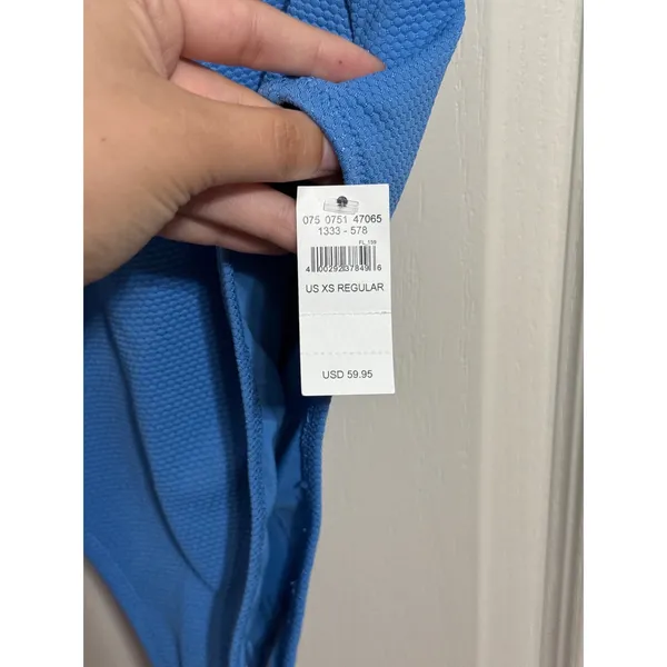 Aerie Racerback Crinkle Textured One Piece Swimsuit High Cut Summer Beach Resort - Image 4