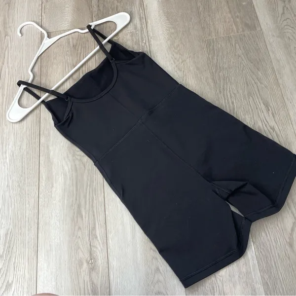 Wilfred Divinity Romper scoop neck cami womens Black (xsmall) athleisure lounge - Image 5