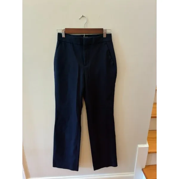 Gap Women's High Rise Slim Boot Slacks Size 2 | Navy Dress Pants Career Office E - Image 2
