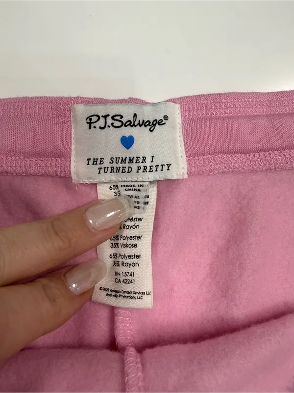 PJ Salvage Mauve Lounge Shorts - Image 4