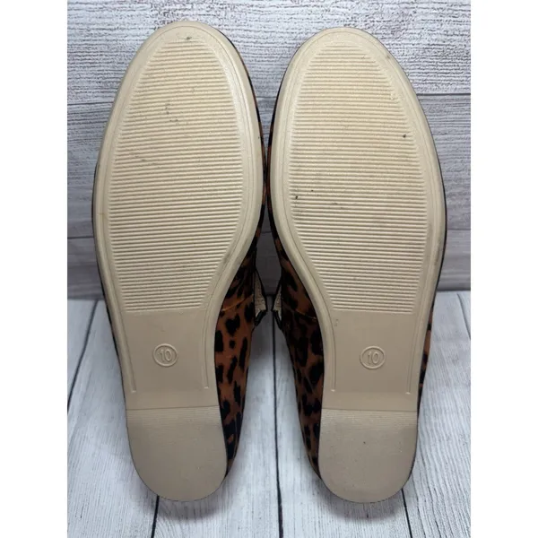 A New Day Women Tasmin Leopard Print Flats Size 10 - Image 4