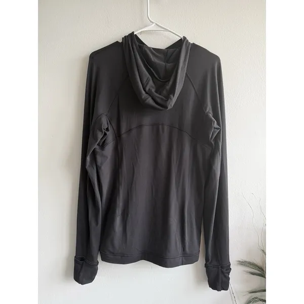 Lululemon It's Rulu Run Long Sleeve‎ Hoodie Size 10 Black BLK Athleisure - Image 3