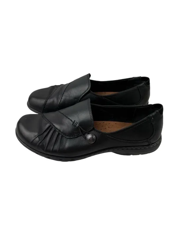 -Cobb Hill Paulette Slip On Loafers Womens Size 8.5 Black Leather Comfort Shoes - Image 5