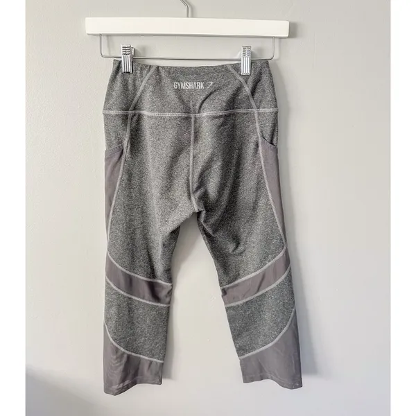 Gymshark Cropped Grey Leggings - Image 10