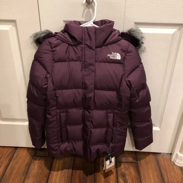 NEW North Face Women’s Gotham Puff Jacket BlackBerry Wine Size XS Gorpcore - Image 3