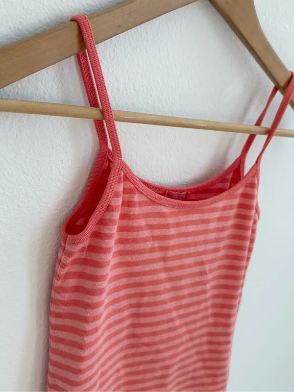 NWT John Galt Brandy Melville Pink Red Striped Tank Top - Image 3