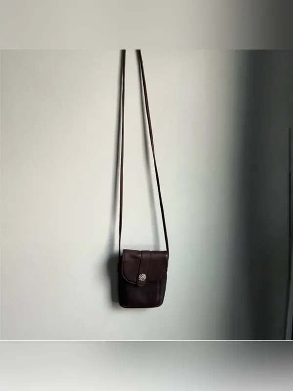 Fossil Brown Leather Small Crossbody - Image 6