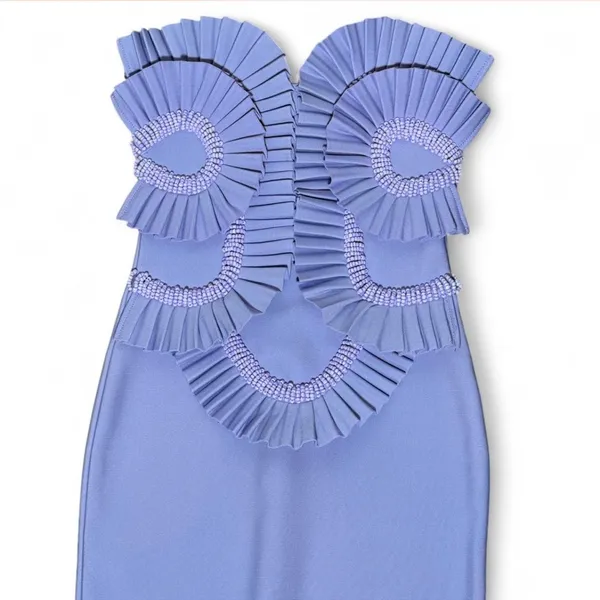 Insane lilac beaded maxi dress Purple - Image 6