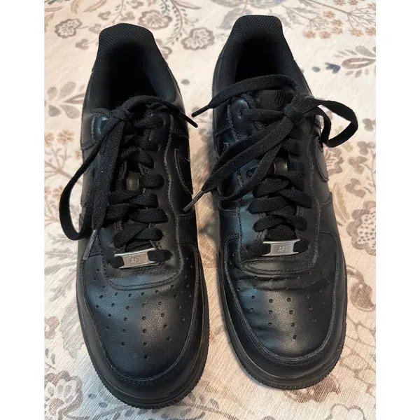 Nike Women's Air Force 1 '07 Low 'Triple Black' Size 10.5 - Image 2