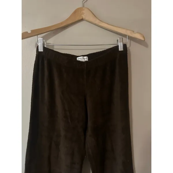 Shay Todd Brown Terry Cloth Sweatpants Size Medium - Image 2