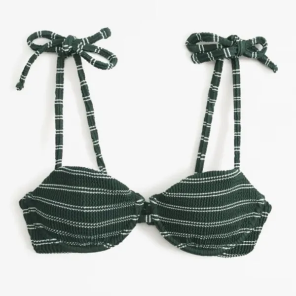 {Abercrombie & Fitch} Brand New Curve Love Tie-Strap Underwire Bikini Top - Image 4