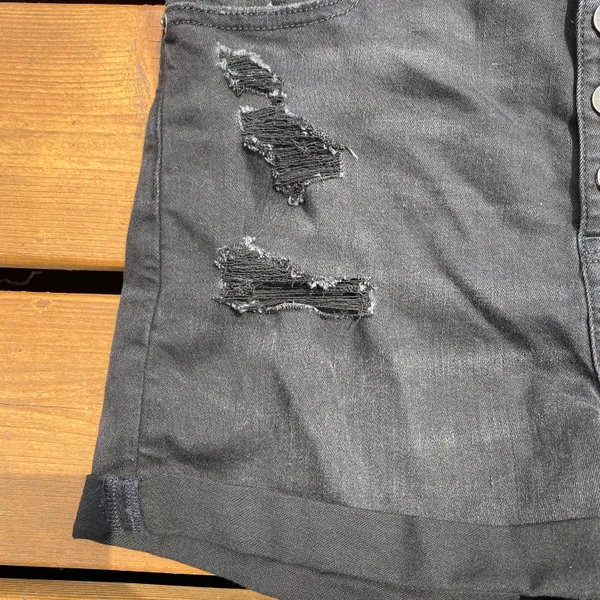 NWT AE Black Ne(x)t Level Curvy Super Hi-Rise Shortie - Image 4