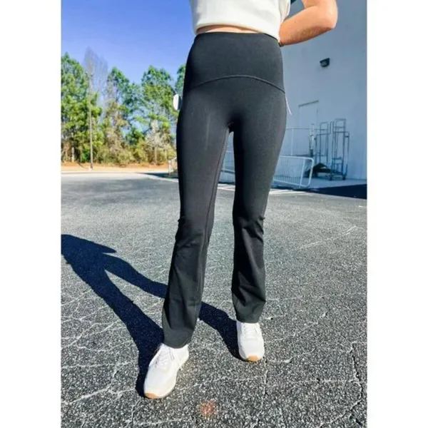 SPANX Booty Boost Flare Pants with Built-In Lift in Very Black Size Large - Image 2