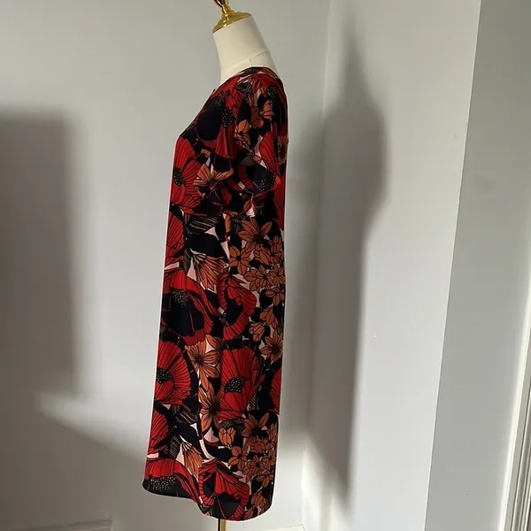 Ann Taylor Loft floral poppy dress - Image 2