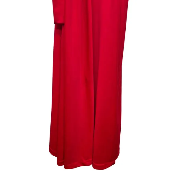 Vintage Ayes Unlimited Maxi Dress M/L True Wrap Gown Party Event Christmas - Image 12