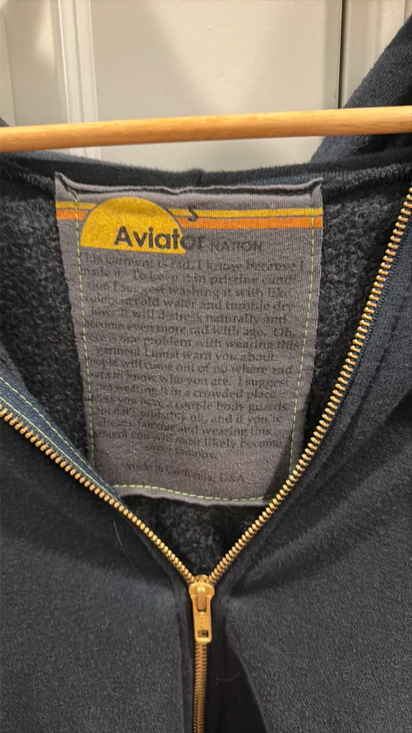 Aviator Nation Hoodie Zip-Up - Image 3