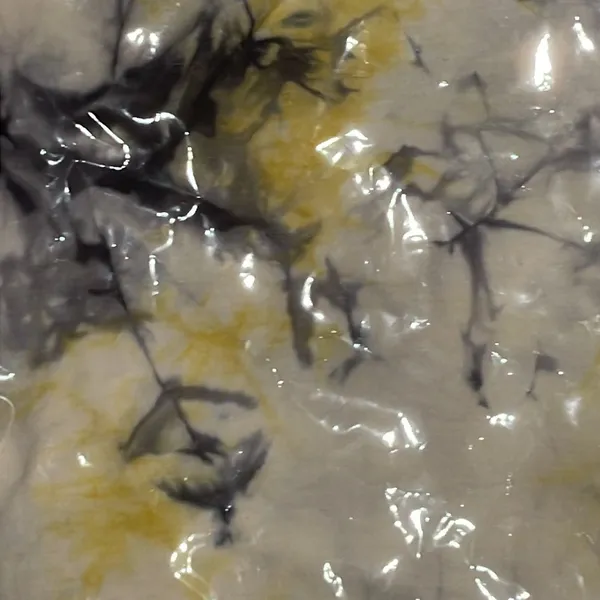 Re:named Yellow and Grey Tie Dye Cropped Tee Nwt size small - Image 5