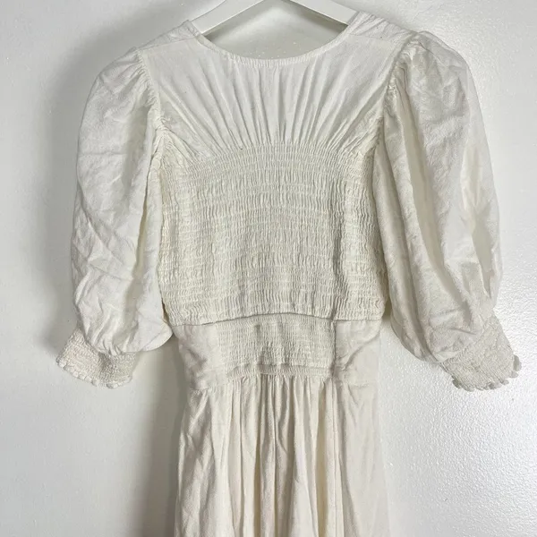 FREE PEOPLE String of Hearts Cutout Maxi Dress in White Size X-Small - Image 10