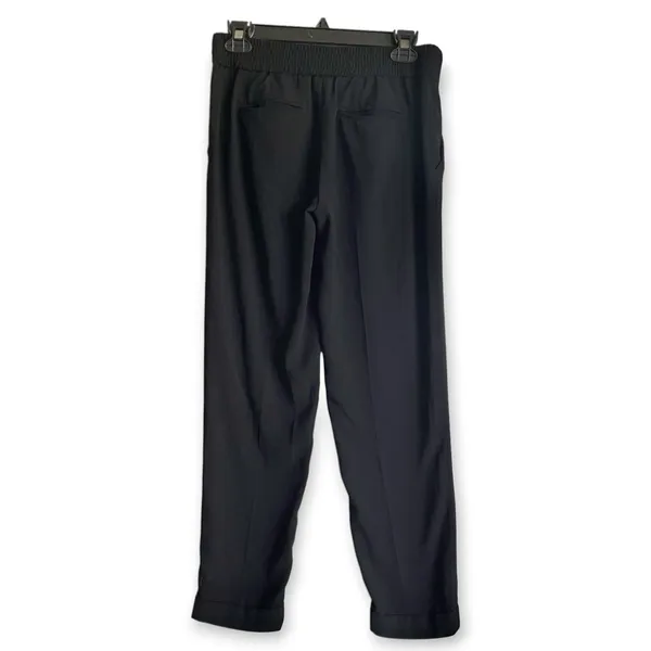 Loft Womens Pants Sz 00 Marisa Pleated Ankle Mid Rise Trousers Cuffed Office - Image 3