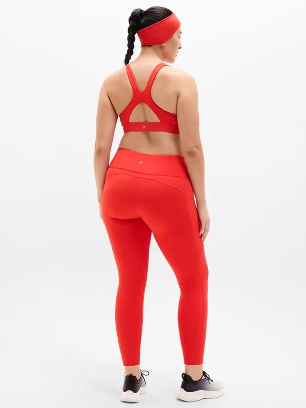New Athleta S Rainier High Rise Legging Cardinal Red Small Regular - Image 5