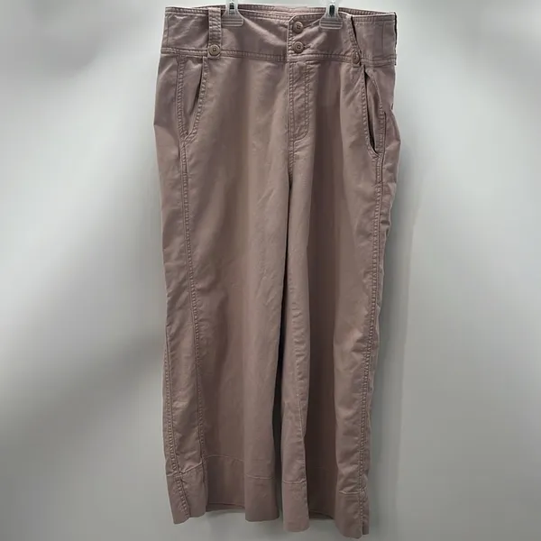 Sundance size 12 mauve cropped wide leg pants - Image 2