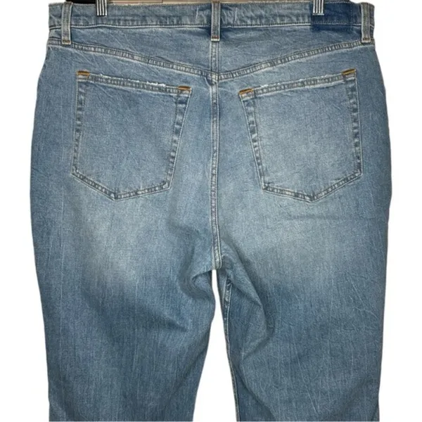 Abercrombie & Fitch Ankle Straight Ultra High Rise Jeans Size 34 / 18 L - Image 7