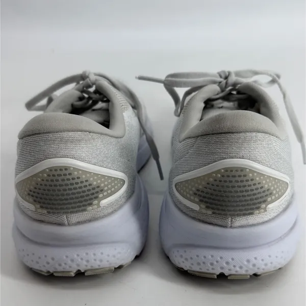 Brooks Ghost 16 Womens Road Running Shoes Silver White Size‎ 11 B - Image 4