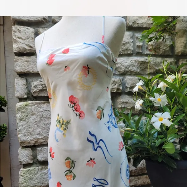 Abercrombie & Fitch pattern maxi Dress - xsmall petite NWT - Image 3