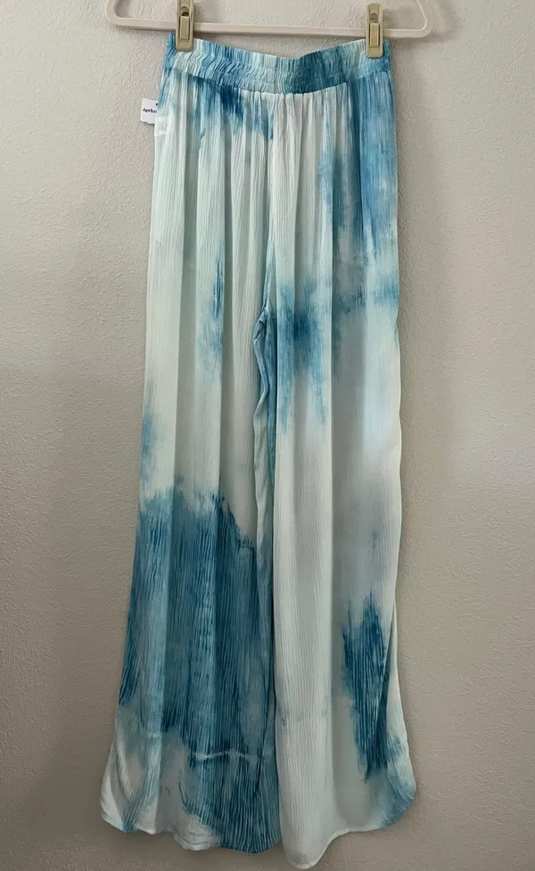 Apricot Lane Blue B blue tie dye pants (S) - Image 2