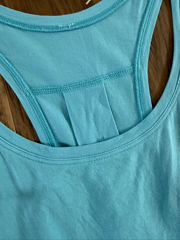 3 Lululemon Tanks Relaxed Fit T Back Pink Blue Black 10 - Image 4