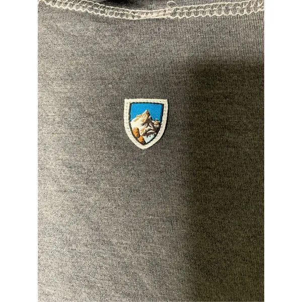 Kuhl sweatshirt hoodie pullover gray women's size small - Image 6