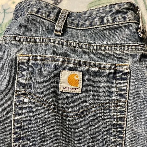Vintage Women’s Carhartt Denim Jeans - Image 2