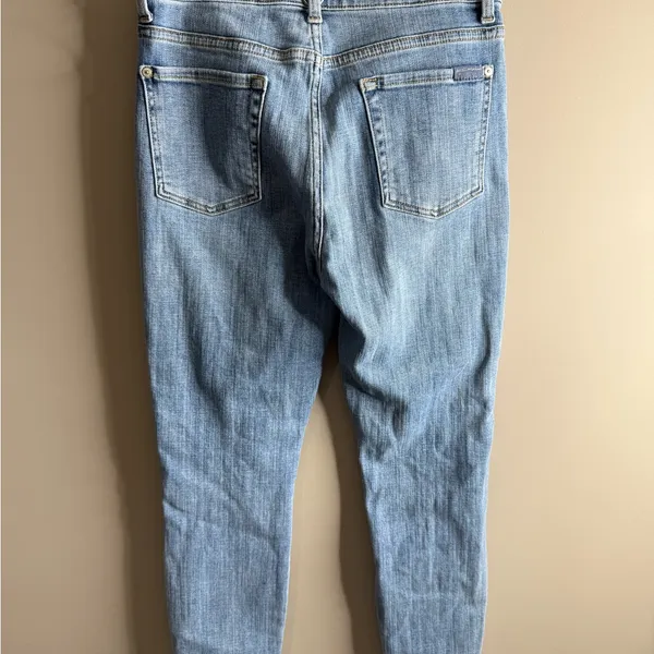 7 For All Mankind Light Blue Skinny Jeans size 29 - Image 9