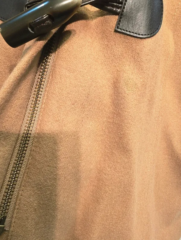 {6} Anthropologie Elevenses Removable Faux Fur Toggle Peacoat In Camel - Image 6