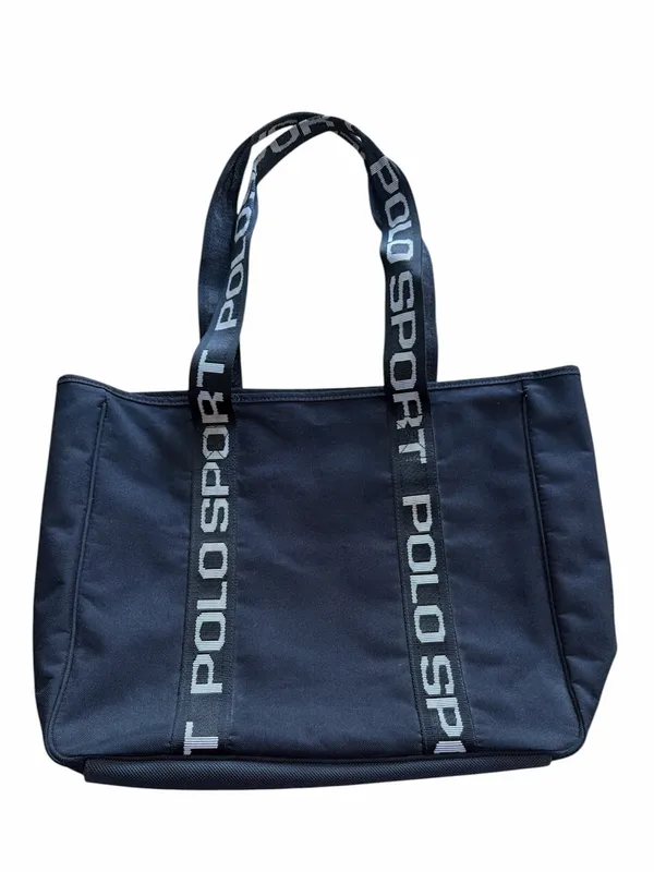 Ralph Lauren Y2K Polo Sport Black Spellout Tote Bag - Image 2