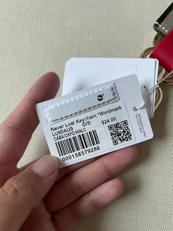 Lululemon Never Lost Keychain *Word Mark* - Image 4