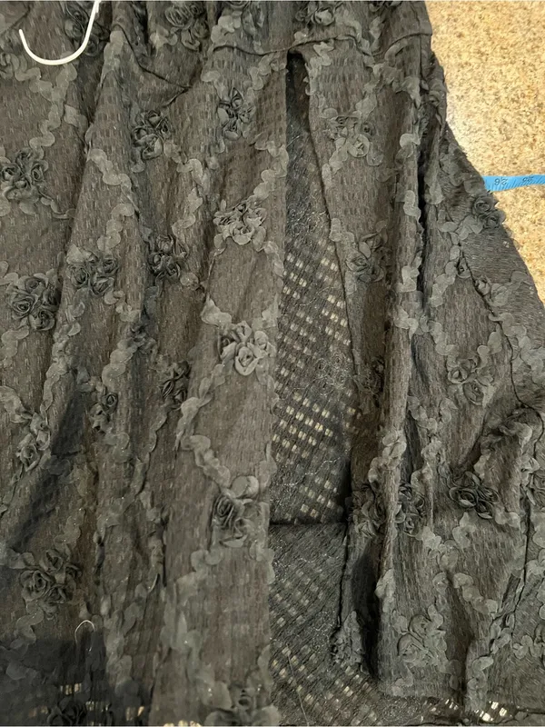 Amanda Uprichard Lauritta Dress Black NWT Sleeveless Lace Maxi Dress Size Small - Image 13