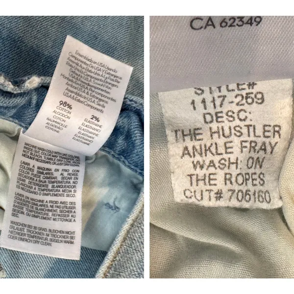 Mother Denim The Hustler Ankle Fray On The Ropes Jeans Size 27 - Image 12