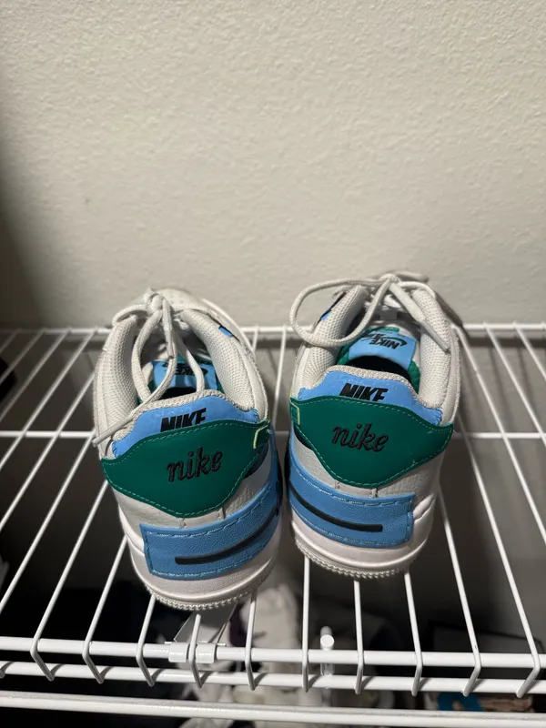 Nike AF1 Shadow University Blue - Image 5