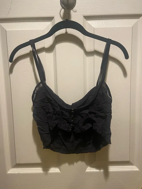 Free People Crop Top Black - Image 3