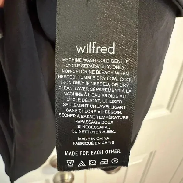 Aritzia Wilfred Handel Satin Dress Size XS - Image 4