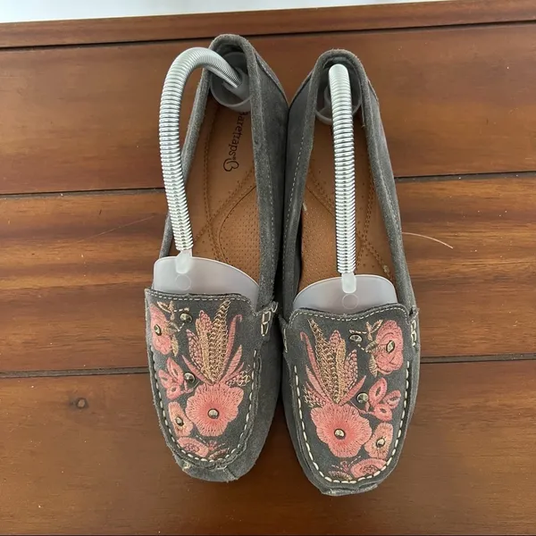 BareTraps Otella Suede Embroidered Women's Shoe Size 8 #771 - Image 8