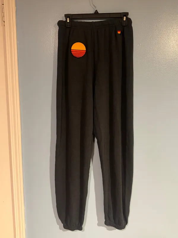 Aviator Nation Sunset Patch Charcoal Sweatpant  - Image 2