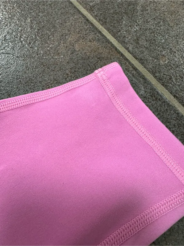 LSKD Fusion High Rise 7/8 Leggings Pockets Spark Pink Medium Gym Workout Fitness - Image 10