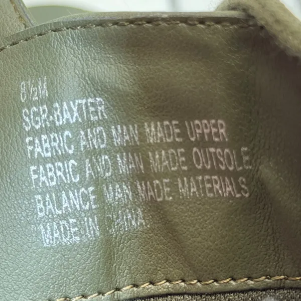 Sugar‎ Baxter Combat Boots 8.5 Olive Green Lace Up Side Zip Block Heel Lug Sole - Image 6