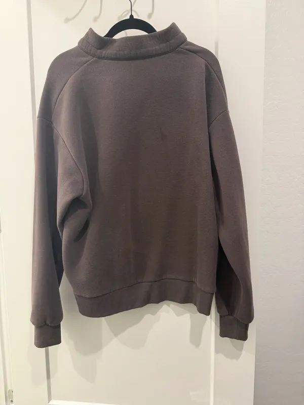 White Fox Quarter-Zip Sweatshirt - Image 2