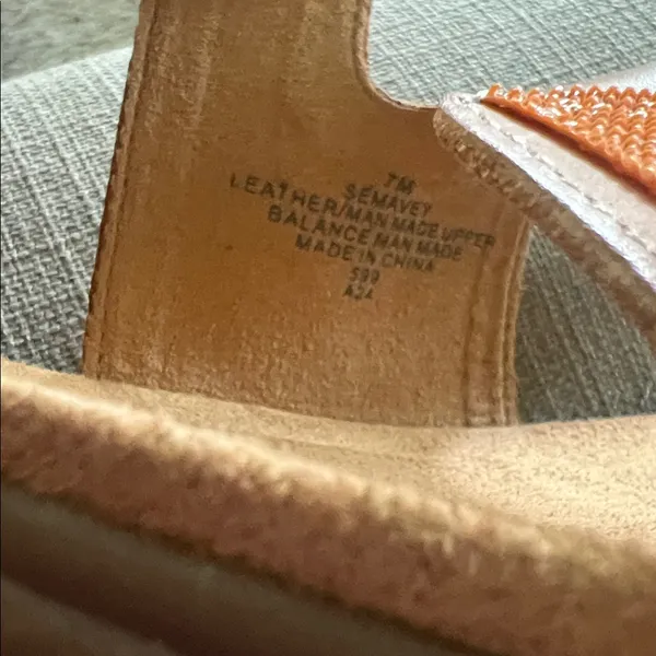 NEW Easy Spirit Mavey Medium Brown Leather Sandals, Size 7, New in Box - Image 5