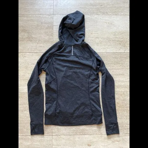 REI Athletic Pullover‎ Polyester Hoodie Women's Medium Gray - Image 4